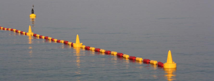 Supply & Installation of a deterrent barrier around floating runway in Dubai Marina