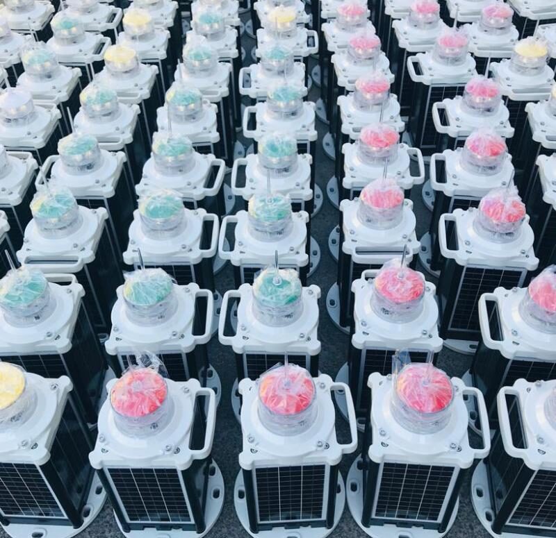 Delivery of Sealite SLC-310 most robust compact 3 to 5Nm lanterns , with built in GPS synchronization and IR controller