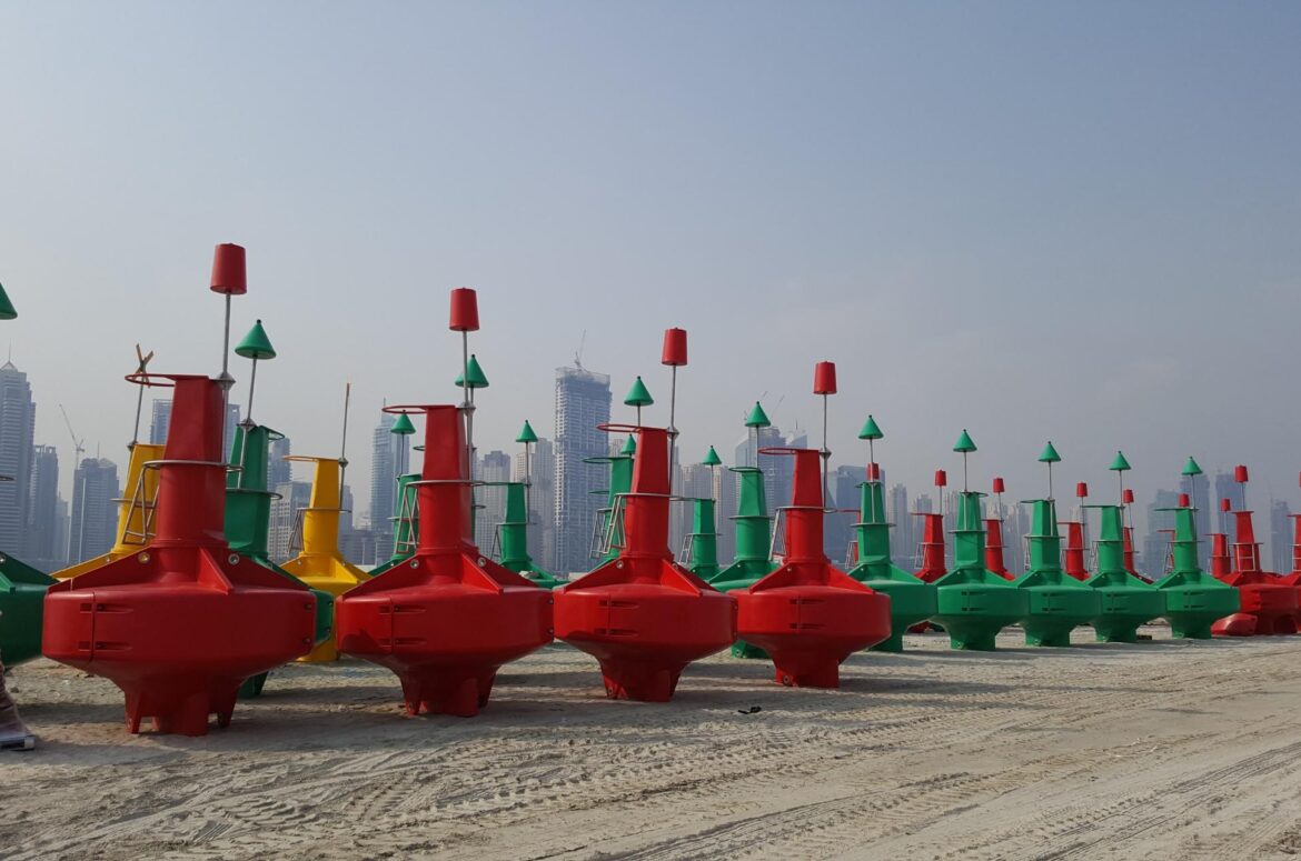 Sealite 2.6m and 3m Atlantic buoys assembled in 24 hours