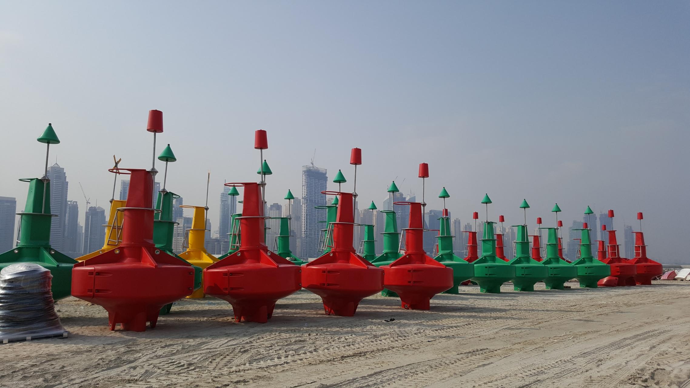 Sealite 2.6m and 3m Atlantic buoys assembled in 24 hours