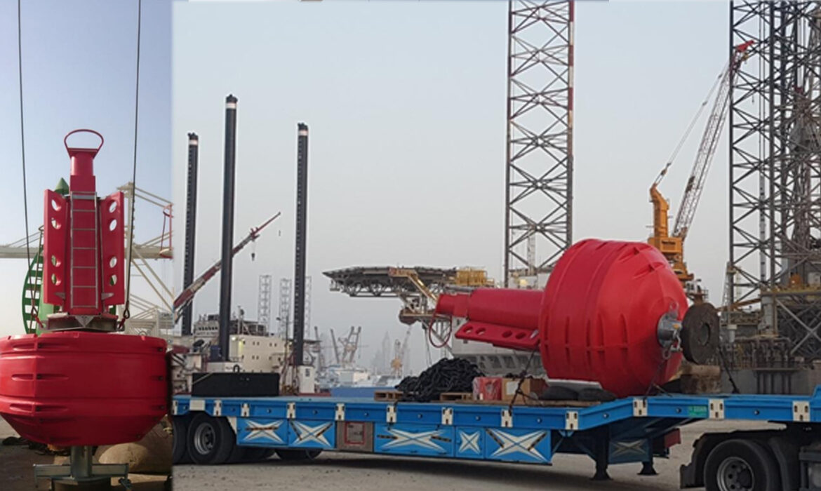 Supply commissioning and deployment of Sealite Trident-2600 Ocean Buoy