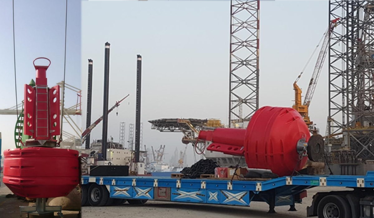 Supply commissioning and deployment of Sealite Trident-2600 Ocean Buoy