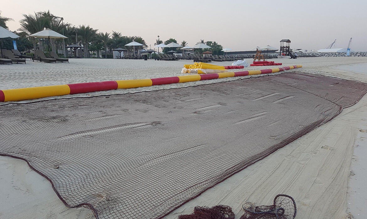jellyfish barrier installation