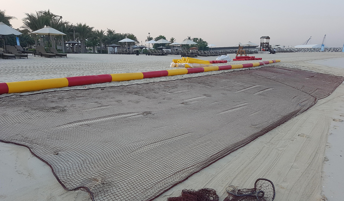 jellyfish barrier installation