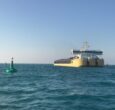 Sealite 2.6m Atlantic buoys and SL-75 fitted in Hassyan Power Station channel in Dubai