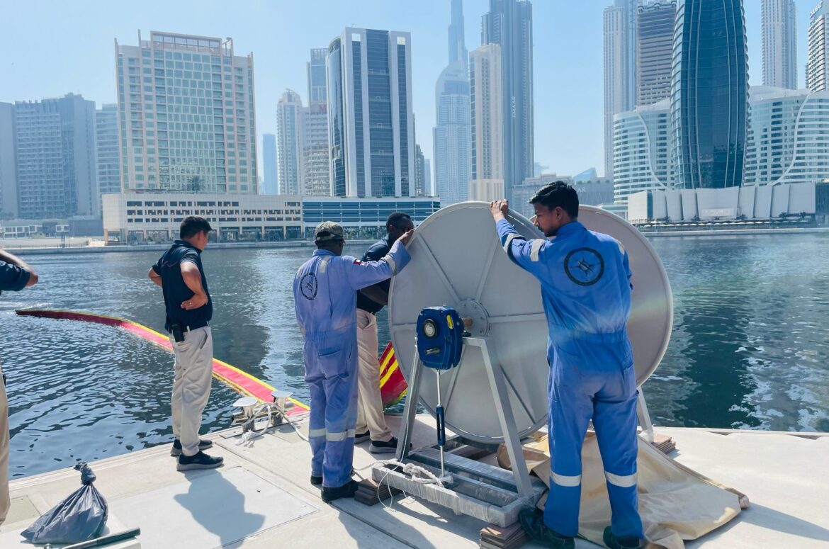 customizable emergency oil boom with roller systems North West Marine & Aviation Solutions