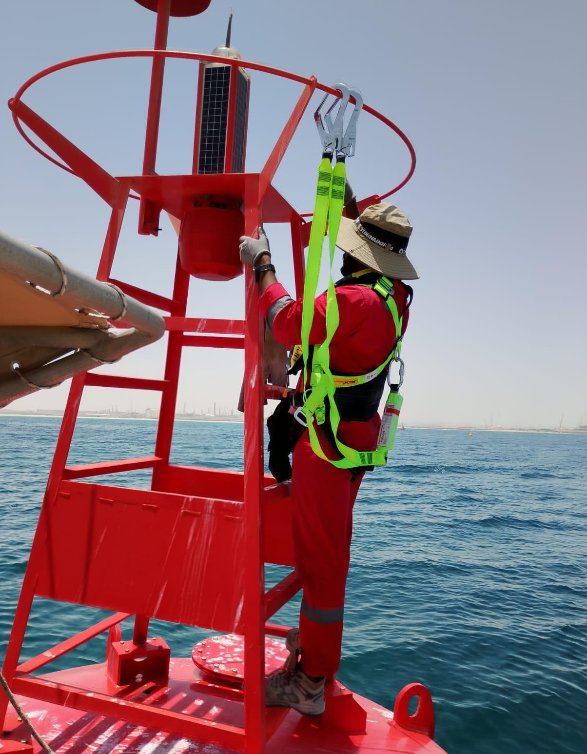 Navigation Buoys & Solar Marine Navigation Light Maintenance