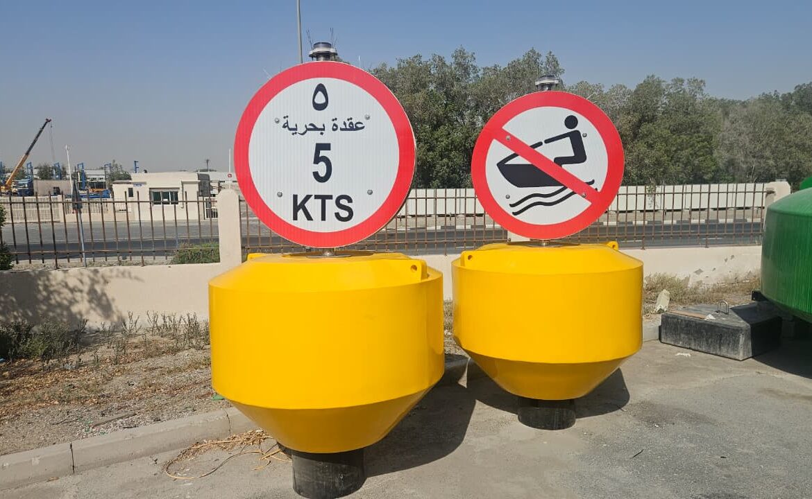 TMB1300 Signage Buoys in Abu Dhabi Waterways